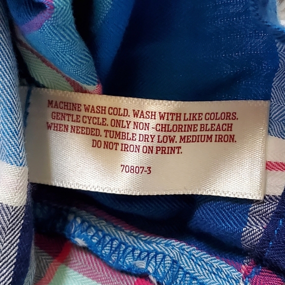 Arizona Jean Co 100% Cotton Plaid Tunic - Picture 8 of 9